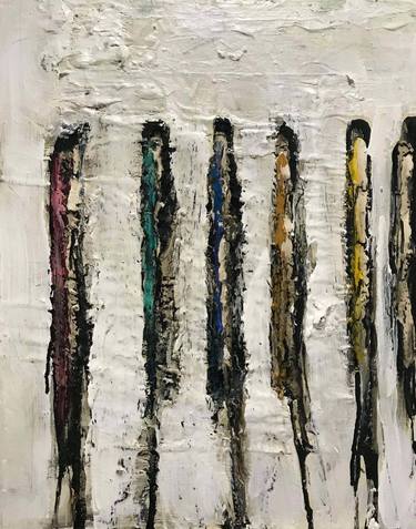 Original Abstract Expressionism Abstract Paintings by Guy Lyman