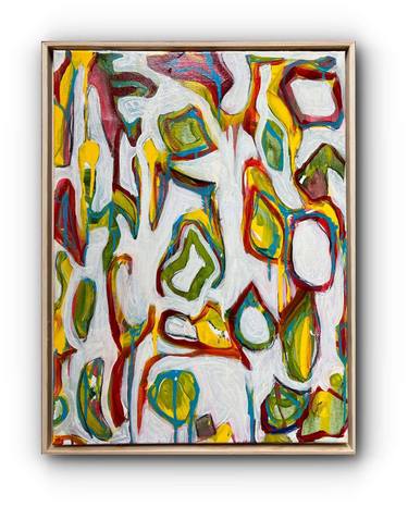 The Secret Garden (Framed Contemporary Abstract Painting) thumb