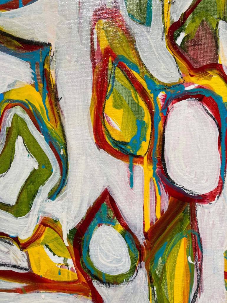 Original Abstract Expressionism Abstract Painting by Guy Lyman