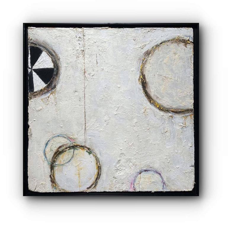Multiverse #20 (Framed Contemporary Abstract Multimedia Painting ...