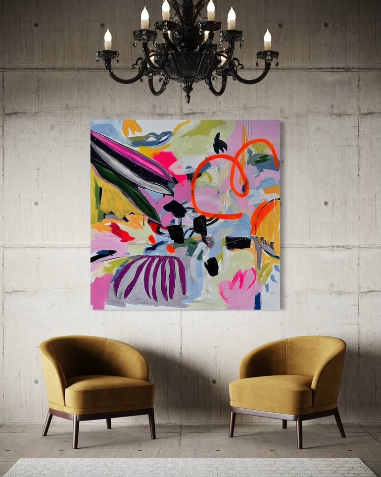 Original Abstract Expressionism Abstract Painting by Tanya Lytko