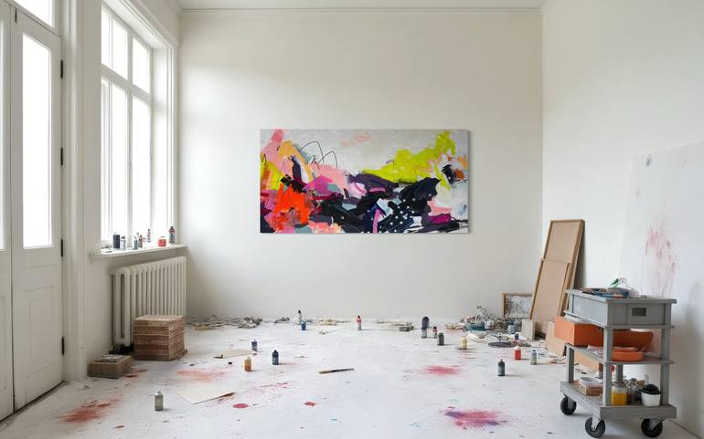 Original Abstract Expressionism Abstract Painting by Tanya Lytko