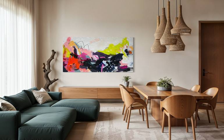 Original Abstract Expressionism Abstract Painting by Tanya Lytko