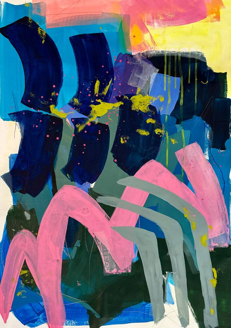 Original Abstract Expressionism Abstract Painting by Tanya Lytko