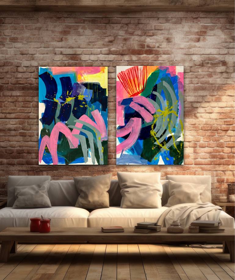Original Abstract Expressionism Abstract Painting by Tanya Lytko