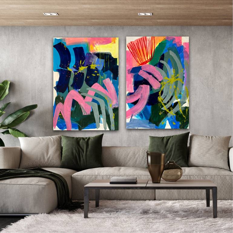Original Abstract Expressionism Abstract Painting by Tanya Lytko