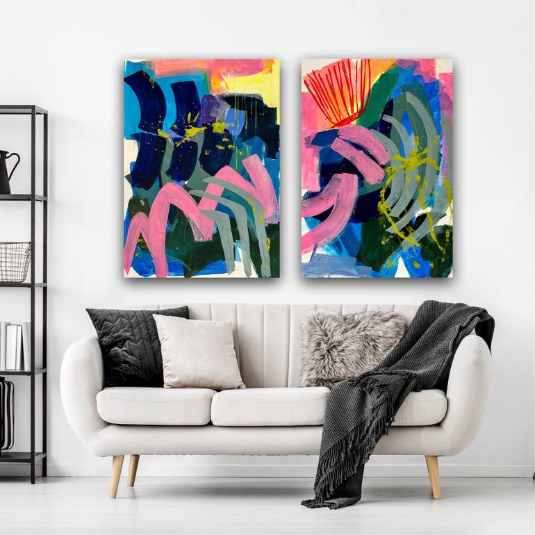 Original Abstract Expressionism Abstract Painting by Tanya Lytko