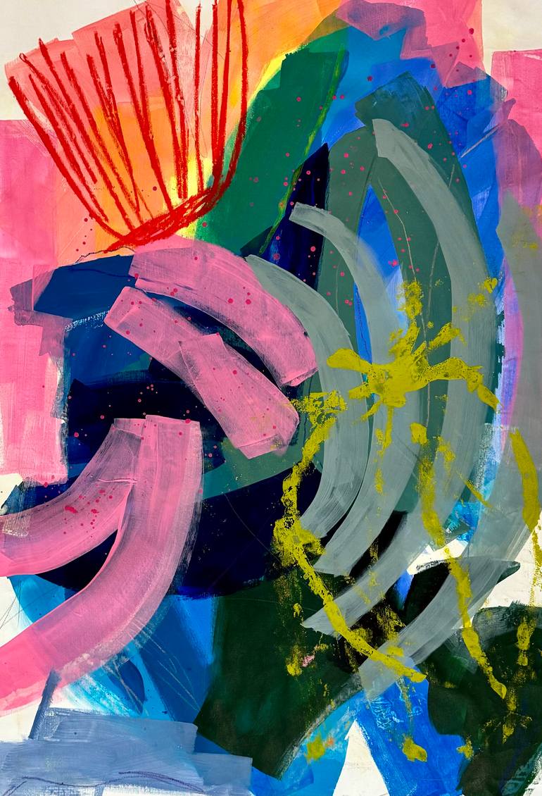 Original Abstract Expressionism Abstract Painting by Tanya Lytko