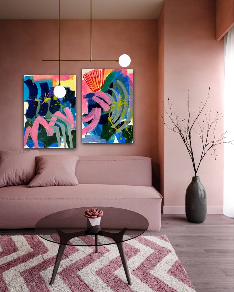 Original Abstract Expressionism Abstract Painting by Tanya Lytko