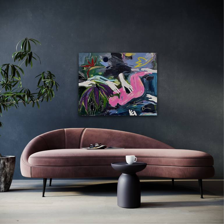 Original Abstract Expressionism Abstract Painting by Tanya Lytko