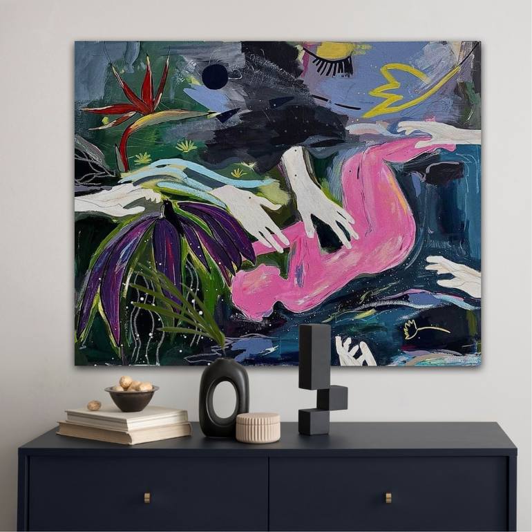 Original Abstract Expressionism Abstract Painting by Tanya Lytko