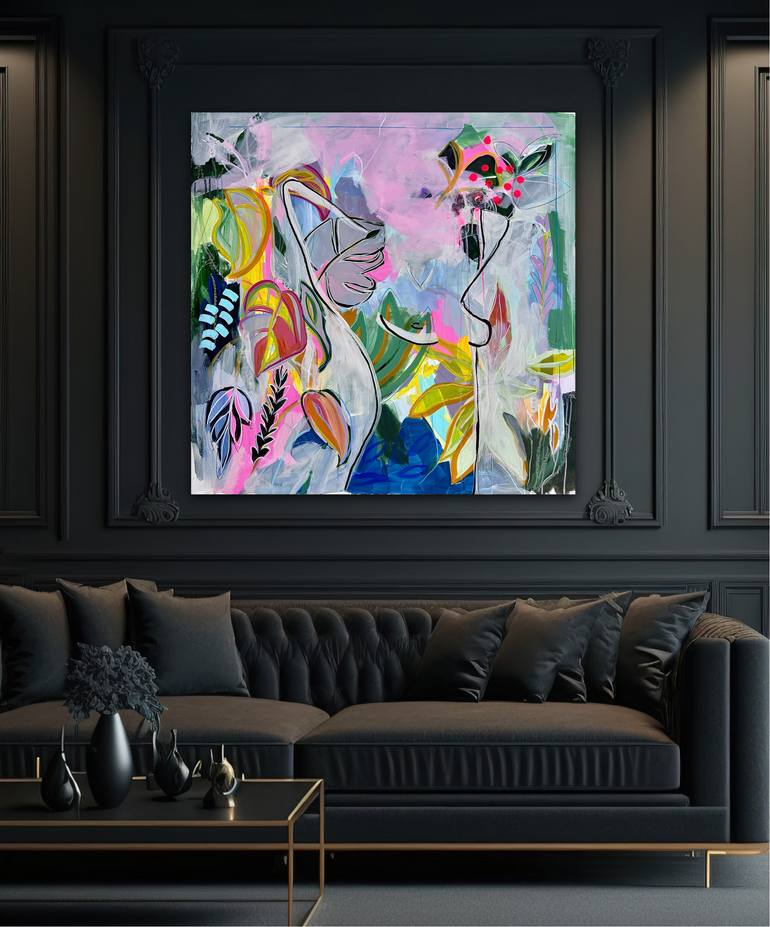 Original Abstract Expressionism Abstract Painting by Tanya Lytko