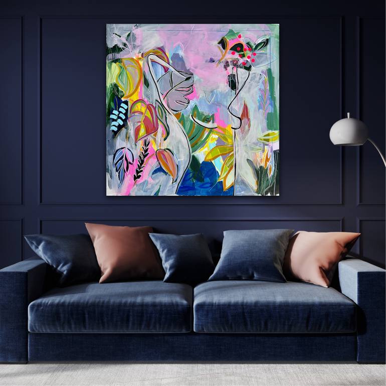 Original Abstract Expressionism Abstract Painting by Tanya Lytko