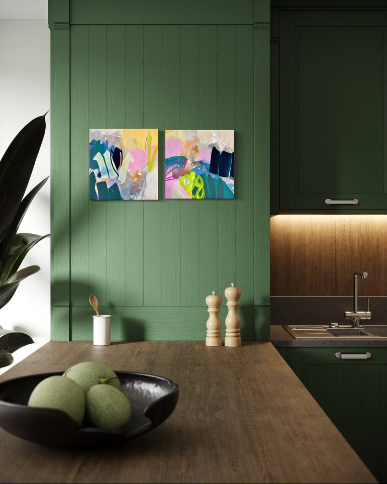 Original Abstract Expressionism Abstract Painting by Tanya Lytko