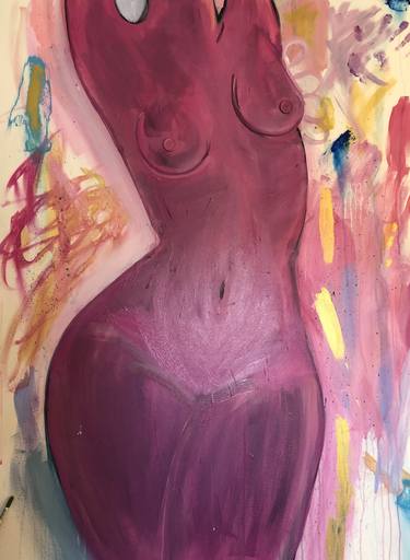 Print of Abstract Expressionism Erotic Paintings by Danielle Lombardo