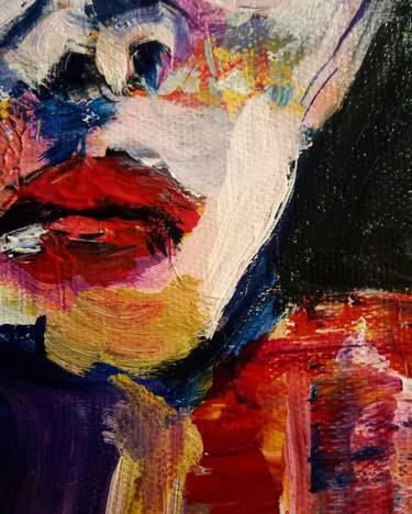 Original Impressionism Abstract Mixed Media by Mariam Khelidze