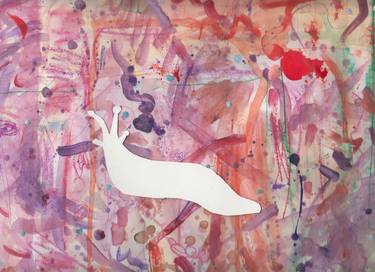 Print of Abstract Animal Mixed Media by Andrea Goodman