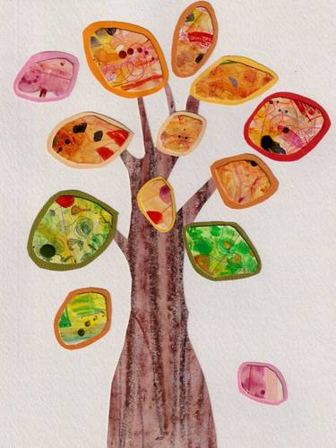 Print of Tree Collage by Andrea Goodman