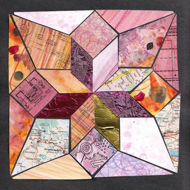 Original Abstract Patterns Collage by Andrea Goodman