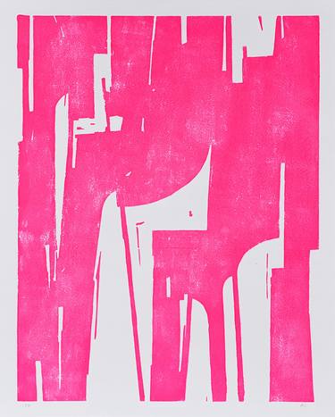 Abstract Venice ⋅ Original Linocut Print - Limited Edition of 50 thumb