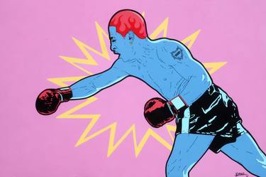 Original Pop Art Sports Paintings by Hunter Blaze Pearson