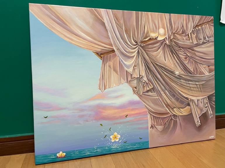 Original Contemporary Beach Painting by Myeonghyeon An