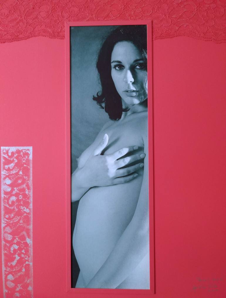 Original Fine Art Nude Mixed Media by Agostino Viola