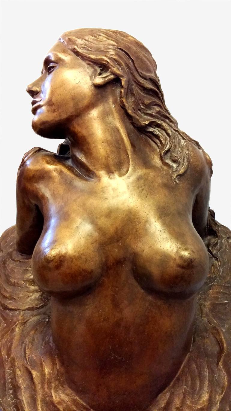Original Figurative Nude Sculpture by Agostino Viola