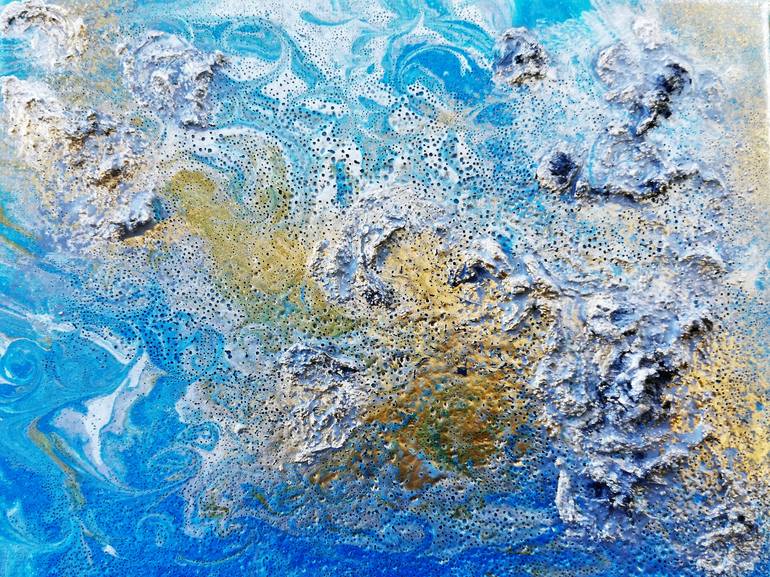 Original Abstract Expressionism Abstract Painting by Laura Zambelli