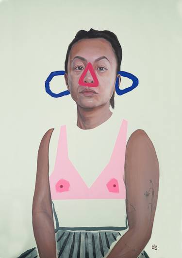 Original Contemporary Portrait Paintings by Ellis King