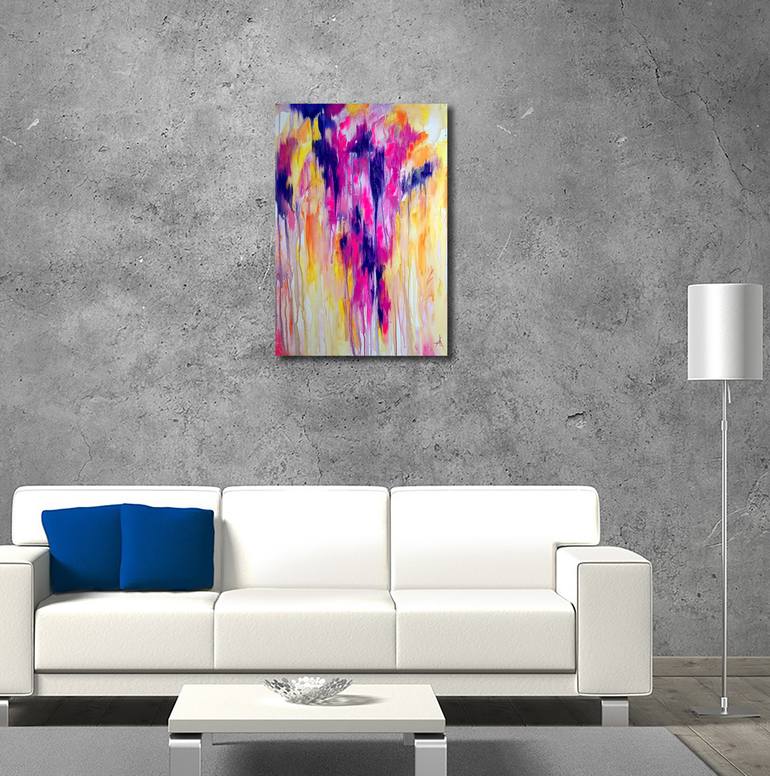 Original Abstract Expressionism Abstract Painting by Anastasia Kozorez