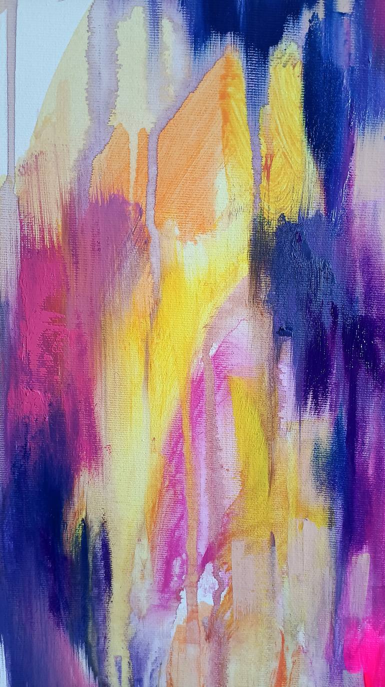 Original Abstract Expressionism Abstract Painting by Anastasia Kozorez