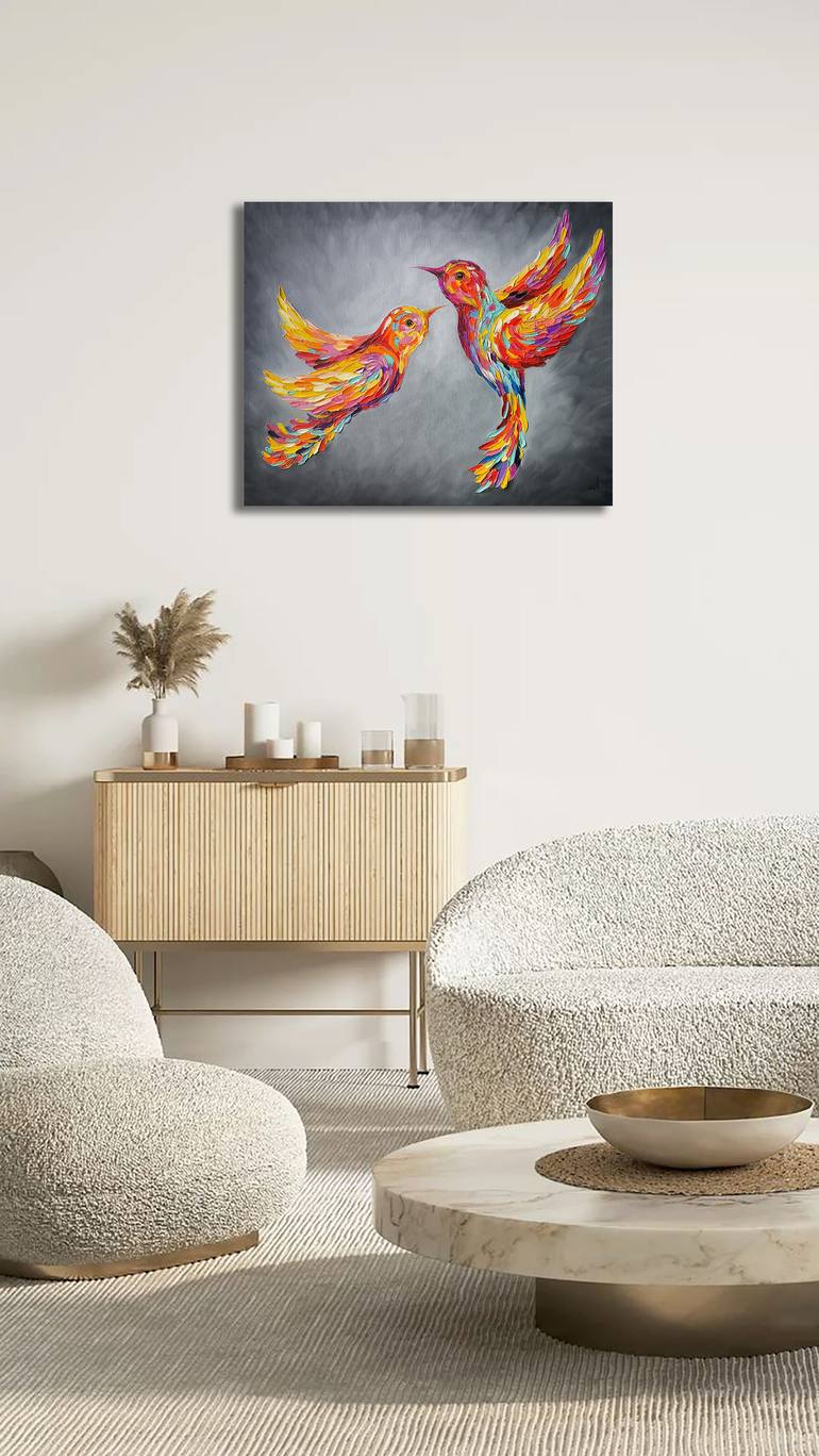 Original Impressionism Animal Painting by Anastasia Kozorez