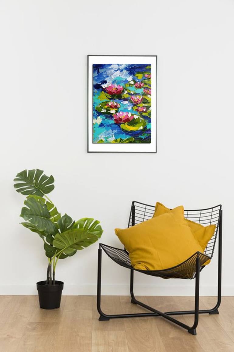 Original Impressionism Floral Painting by Anastasia Kozorez