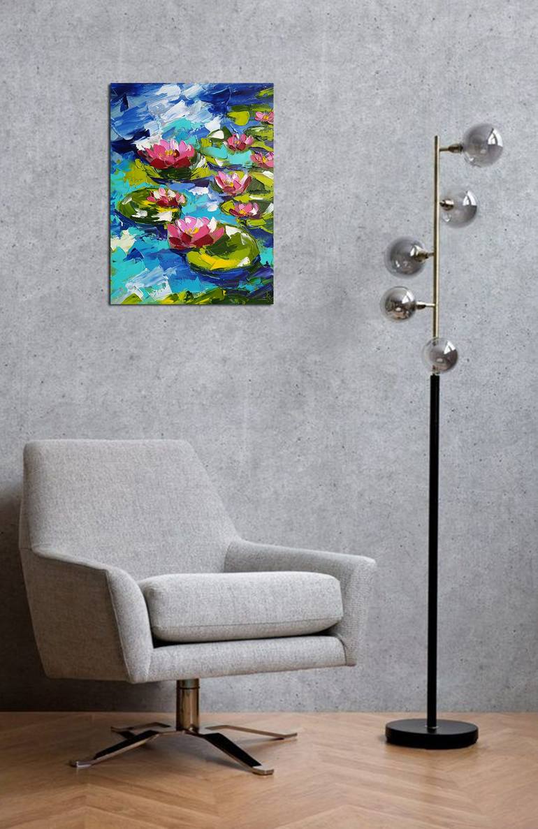 Original Impressionism Floral Painting by Anastasia Kozorez