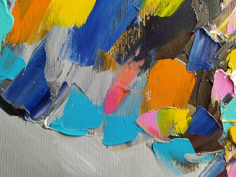 Original Impressionism Animal Painting by Anastasia Kozorez