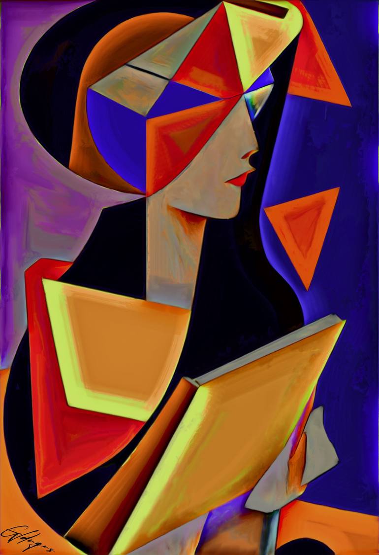 Print of Abstract Expressionism Abstract Paintings by Āŗ Goldengenes Āŗ