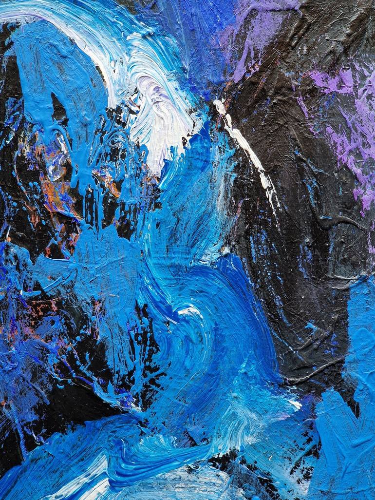 Original Abstract Expressionism Abstract Painting by Maryana Bryukhanova