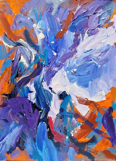 Print of Abstract Expressionism Abstract Paintings by Maryana Bryukhanova