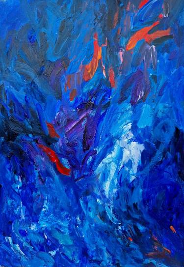 Original Abstract Expressionism Abstract Paintings by Maryana Bryukhanova