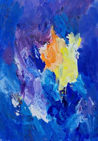 Original Abstract Expressionism Abstract Paintings by Maryana Bryukhanova