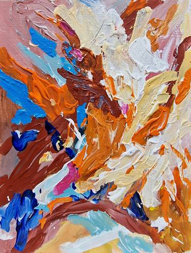 Print of Abstract Expressionism Abstract Paintings by Maryana Bryukhanova