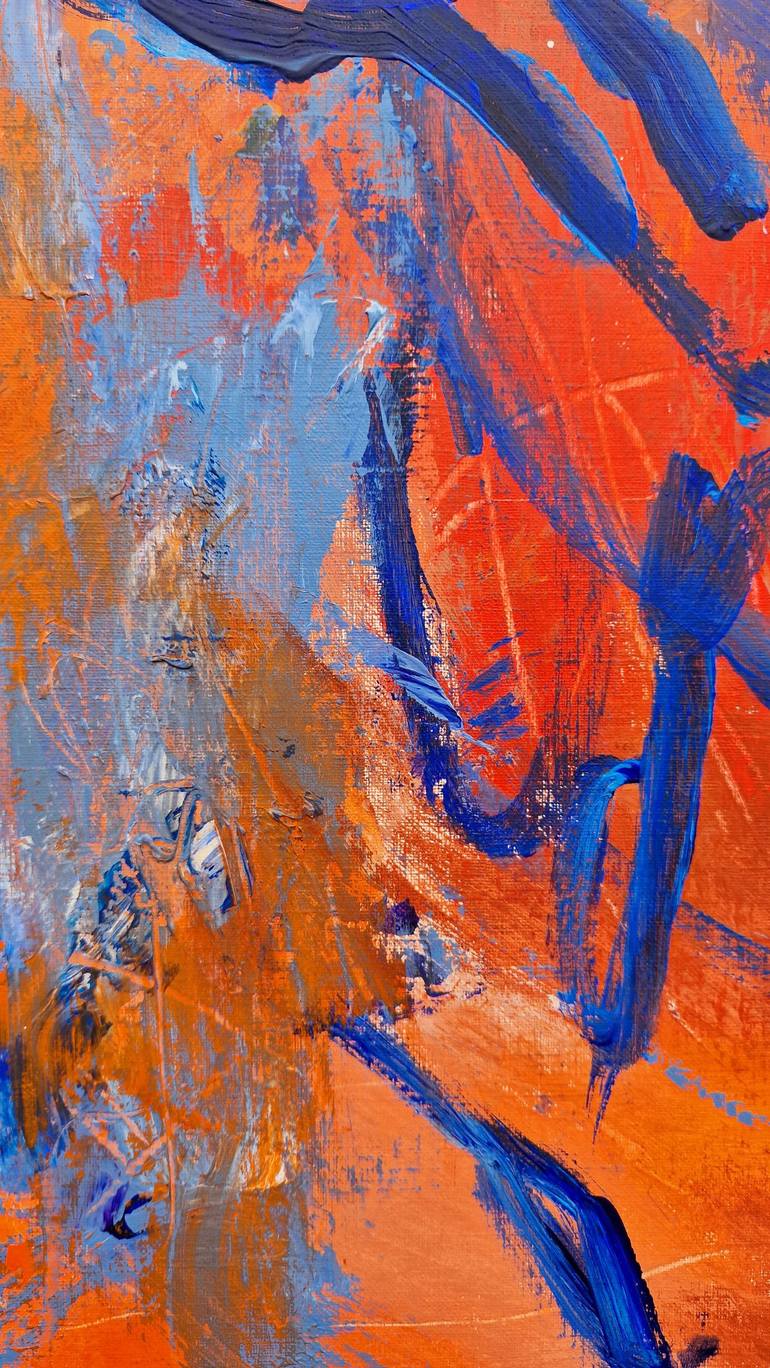 Original Abstract Expressionism Abstract Painting by Maryana Bryukhanova