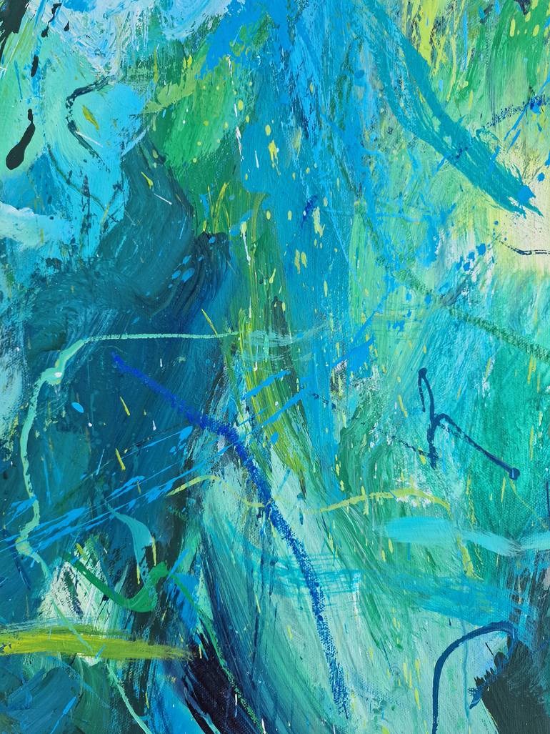 Original Abstract Expressionism Abstract Painting by Maryana Bryukhanova