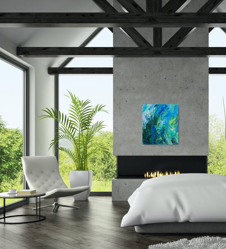 Original Abstract Expressionism Abstract Painting by Maryana Bryukhanova