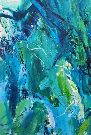 Print of Abstract Expressionism Abstract Paintings by Maryana Bryukhanova