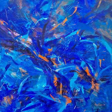 Original Abstract Expressionism Abstract Paintings by Maryana Bryukhanova