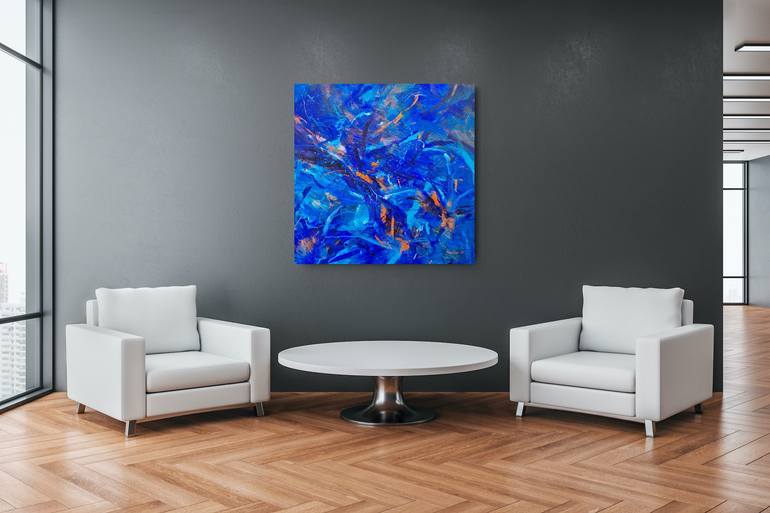 Original Abstract Expressionism Abstract Painting by Maryana Bryukhanova