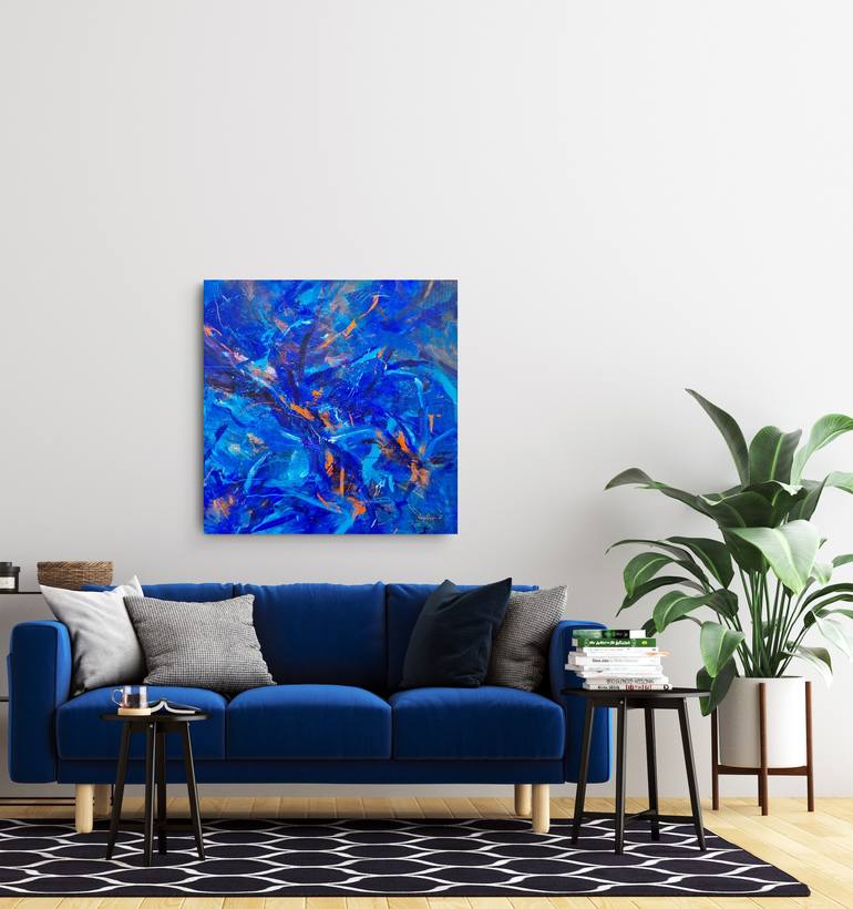 Original Abstract Expressionism Abstract Painting by Maryana Bryukhanova