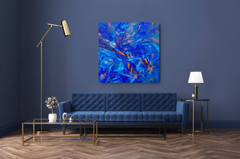 Original Abstract Expressionism Abstract Painting by Maryana Bryukhanova